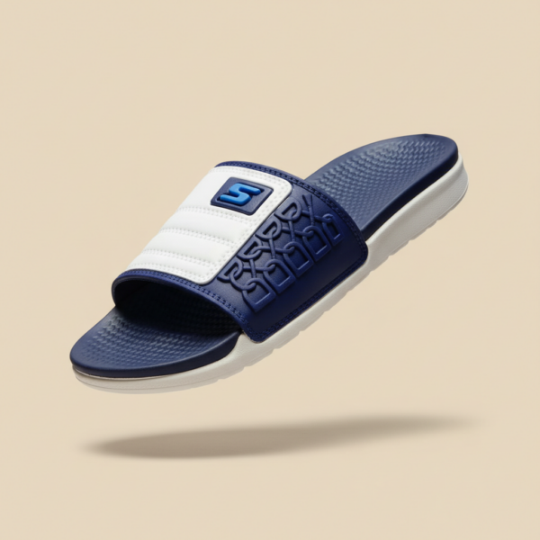 Crossed Studio Navy Arctic Premium Men Padded Slides EVA Sole