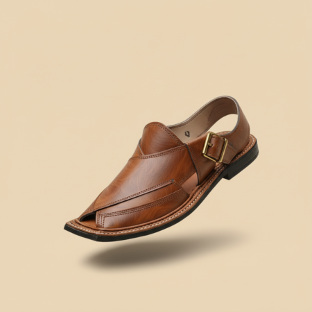 Grain Texture Heritage Peshawari Chappal